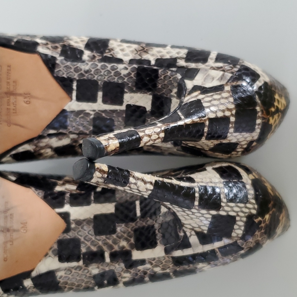 MaxStudio Marabel Snakeskin pumps 6 - Picture 10 of 12